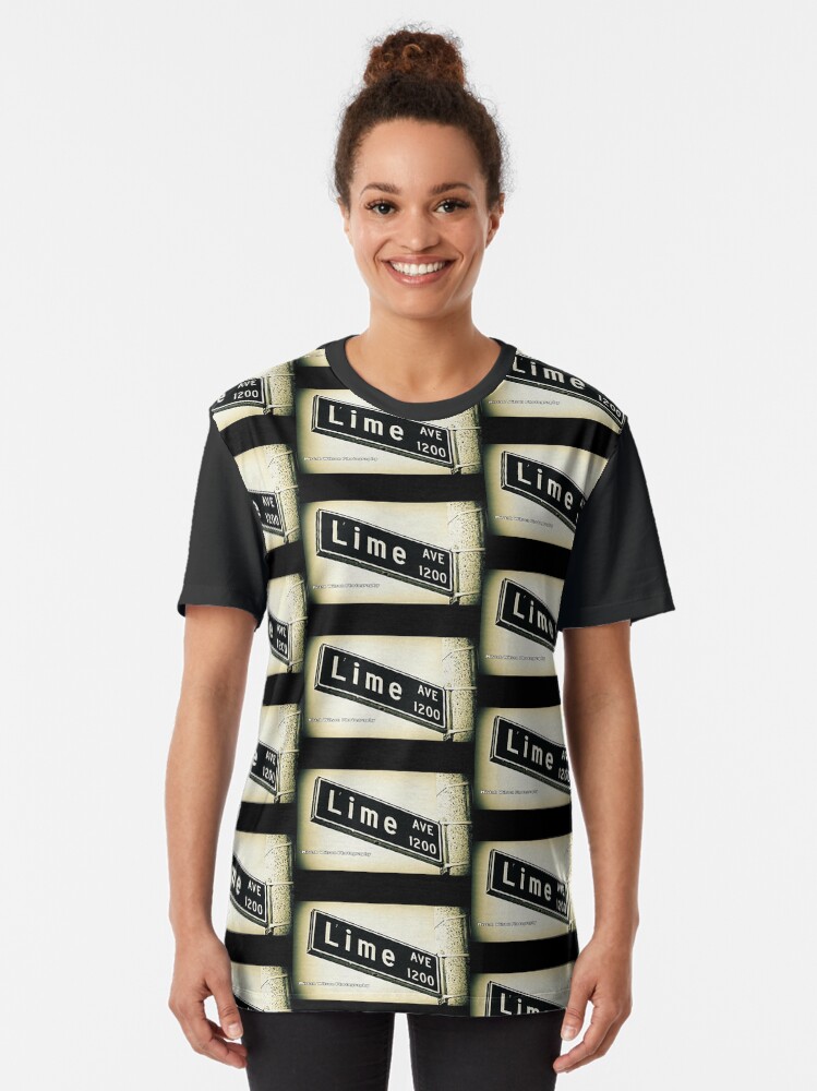 Alternate view of 1200 Lime Avenue, Long Beach, CA by MWP Graphic T-Shirt