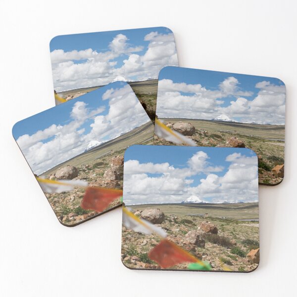 Item preview, Lungta and Holy Kailas view from Manasarovar lake Tibet designed and sold by RaimondKlavins.