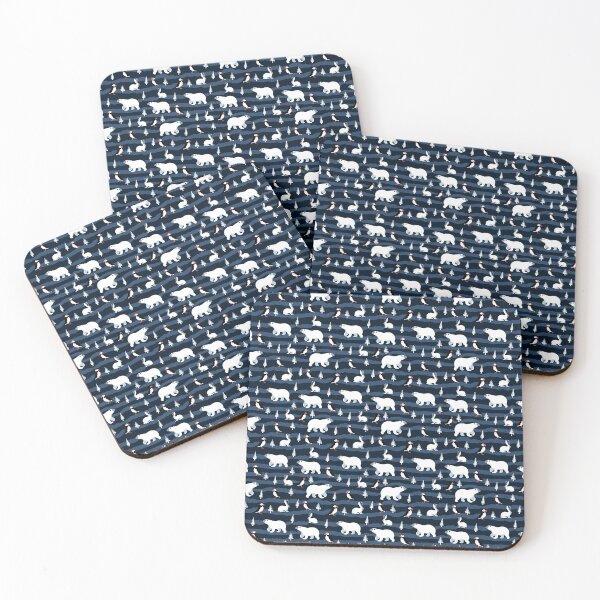 Item preview, arctica animals cute illustration and seamless pattern designed and sold by artsofy.