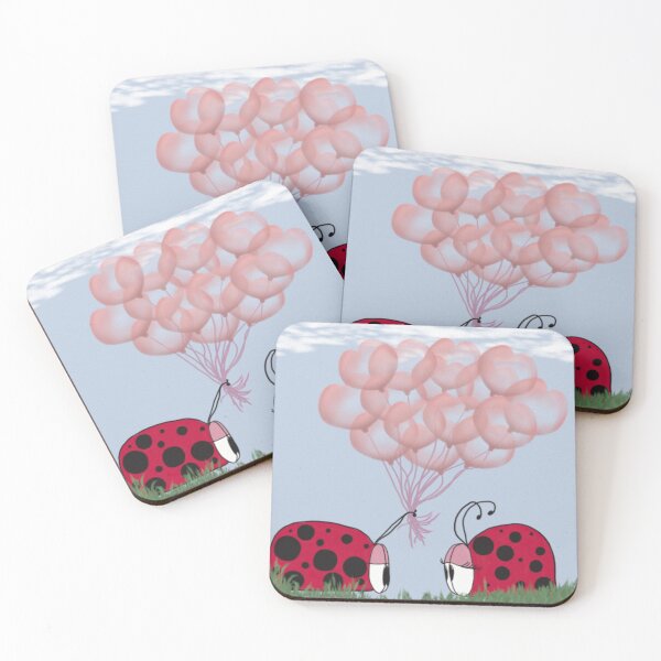 Item preview, Will You Be Mine Ladybug Illustration designed and sold by OneArtsyMomma.