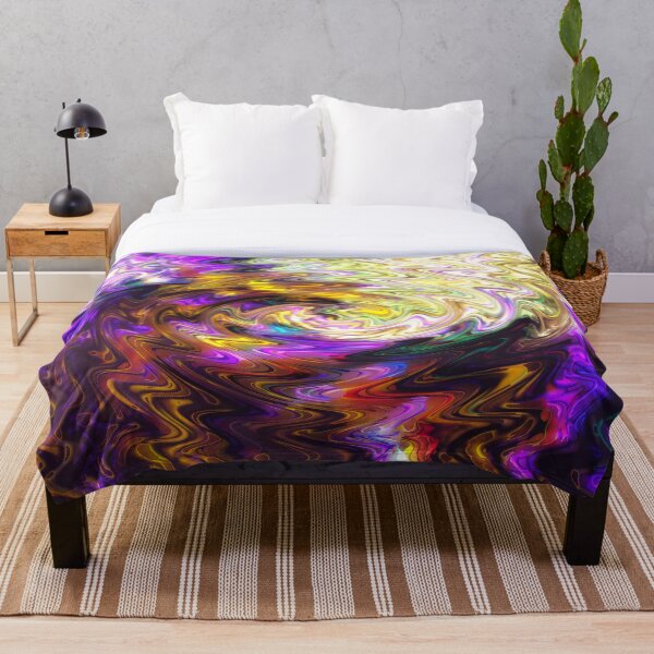Purple Daze Throw Blanket