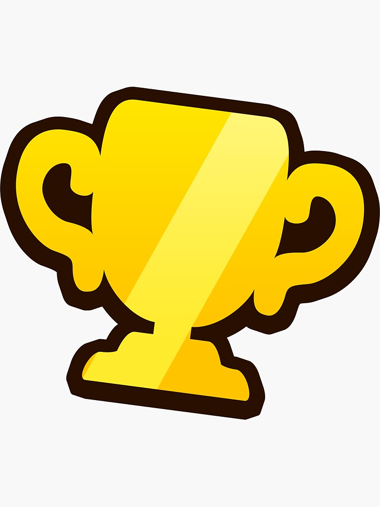 "Trophy" Sticker for Sale by NoodlecakeGames Redbubble