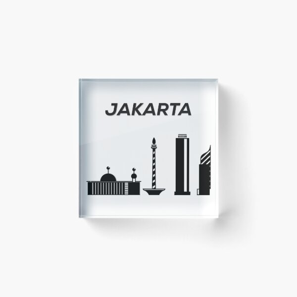 Item preview, Jakarta Capital of Indonesia Skyline designed and sold by marosharaf.