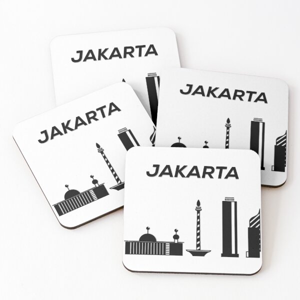 Item preview, Jakarta Capital of Indonesia Skyline designed and sold by marosharaf.
