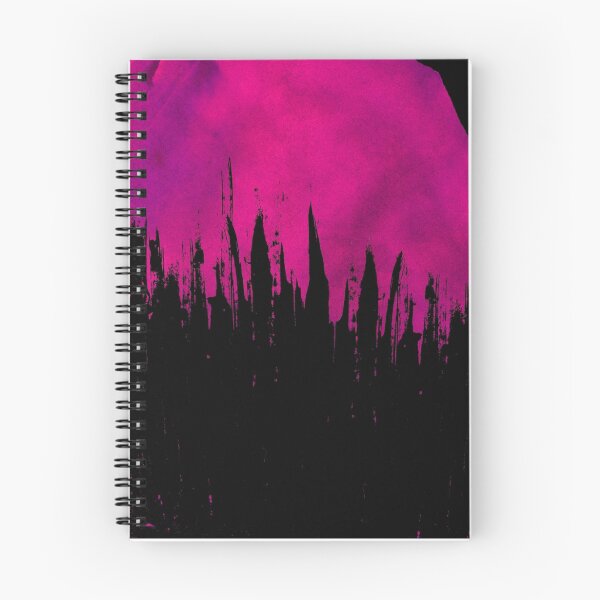 Item preview, Pink Paint Brushstroke Drips on Black designed and sold by Blkstrawberry.
