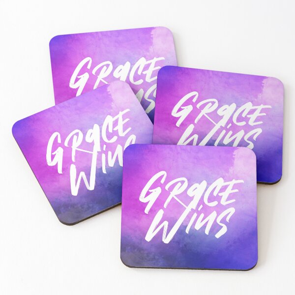 Item preview, Grace Wins Calligraphic Script Design designed and sold by BeLightDesigns.