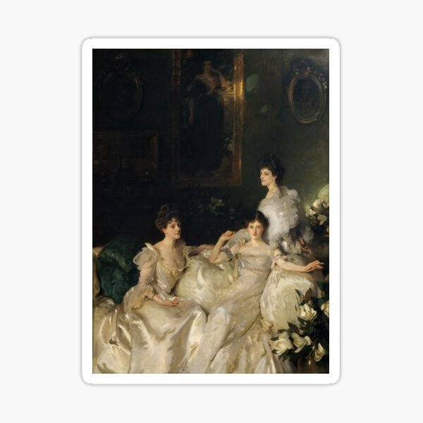 Item preview, John Singer Sargent "The Wyndham Sisters: Lady Elcho, Mrs. Adeane, and Mrs. Tennant " designed and sold by Alexandra Dahl.