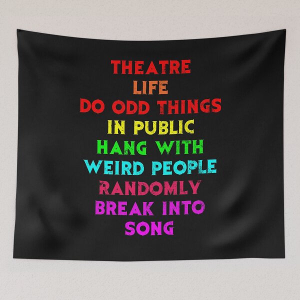 Item preview, Theatre Broadway Nerd Funny Musical Gift for Thespian designed and sold by findgreatshirts.