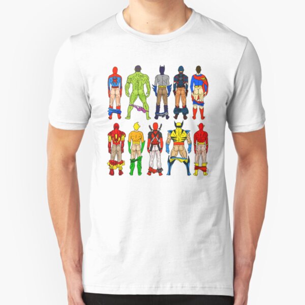Superhero Butts Slim Fit T-Shirt