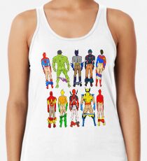 Superhero Butts Racerback Tank Top
