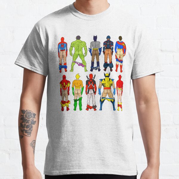 Superhero Butts Classic T-Shirt