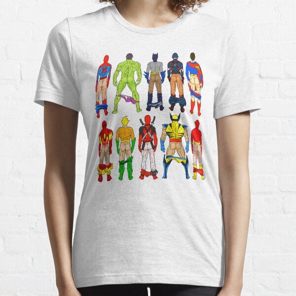 Superhelden-Hintern Essential T-Shirt