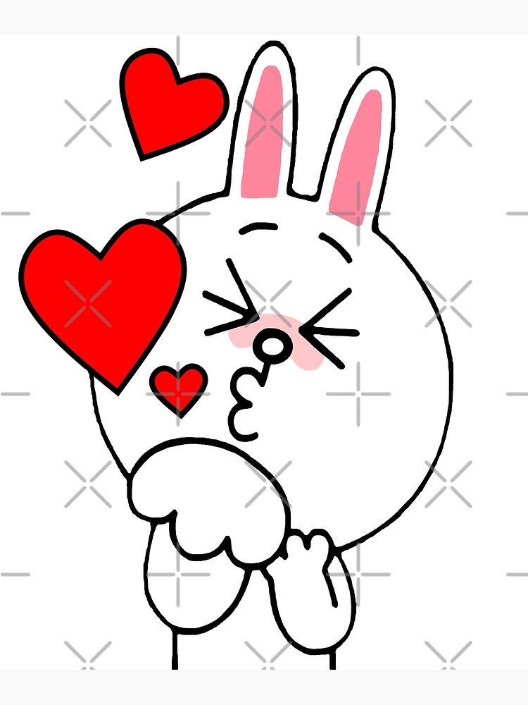 Carte De Vœux Mignon Cony Lapin Lapin Brun Ours Amoureux Bisous Par Tommytbird Redbubble