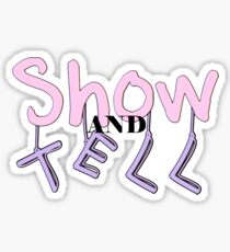 Show And Tell Stickers Redbubble - melanie martinezshow and tellroblox music