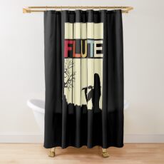 Flute Orchestra Shower Curtain