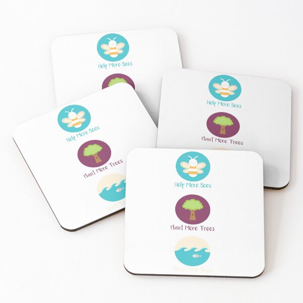 Item preview, Bees, trees seas conservation designed and sold by bernd49.