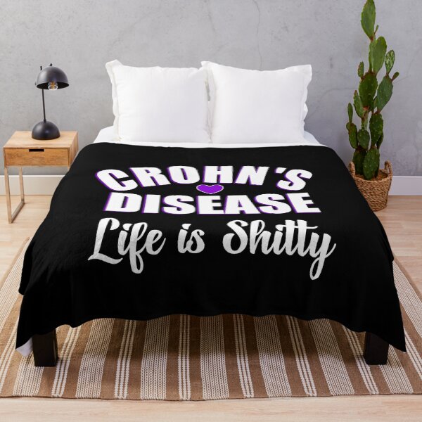 Item preview, Crohn's Disease | Funny Life Is Shitty Colitis Awareness designed and sold by wordsonly.