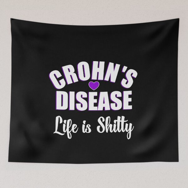 Item preview, Crohn's Disease | Funny Life Is Shitty Colitis Awareness designed and sold by wordsonly.