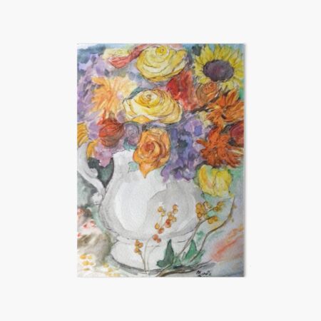 Victorian Floral Bouquet Art Board Print