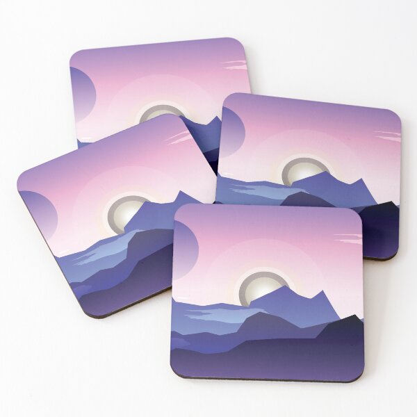 Item preview, Mountains In Space designed and sold by ChopKickPanda.