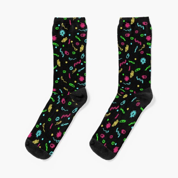 Fluorescent Microbes Socks