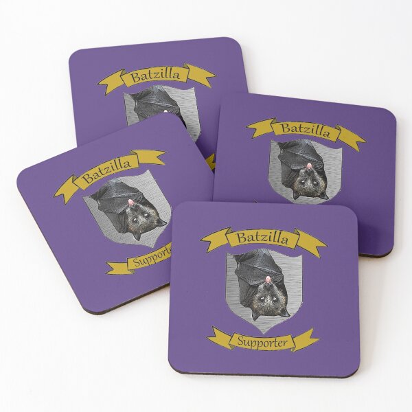 Item preview, Batzilla - Batzilla Supporter! (purple) designed and sold by batzilla.