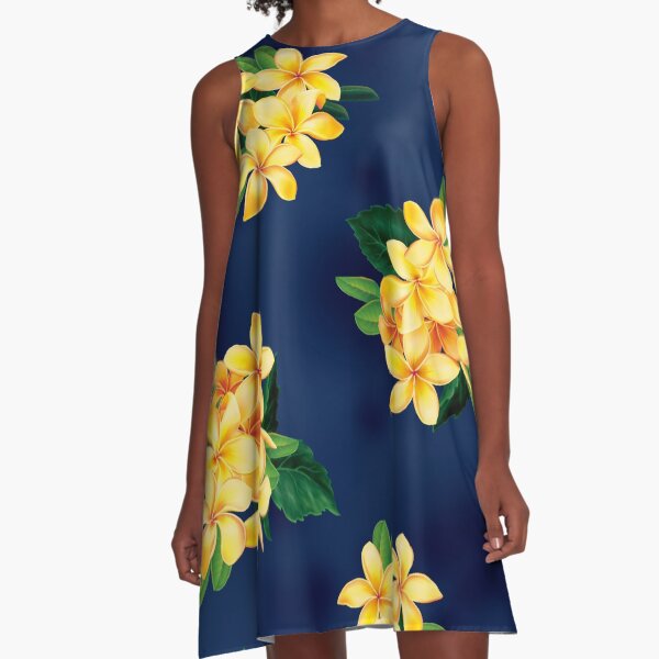 Item preview, Tropical Paradise Hawaiian Plumeria Illustration designed and sold by DriveIndustries.
