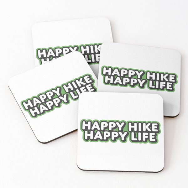 Item preview, Happy Hike, Happy Life designed and sold by jeffs-stickers.