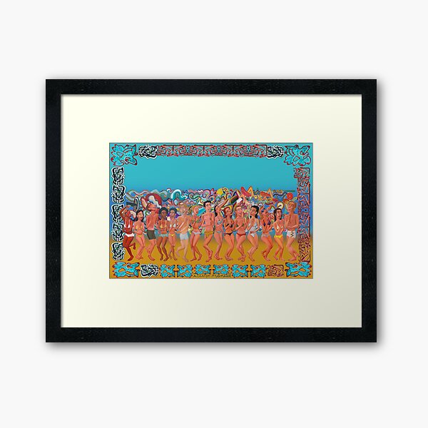 Vista previa del artículo con la obra «Bailando en el playa 2», diseñado y vendido por Diego Manuel Rodriguez.