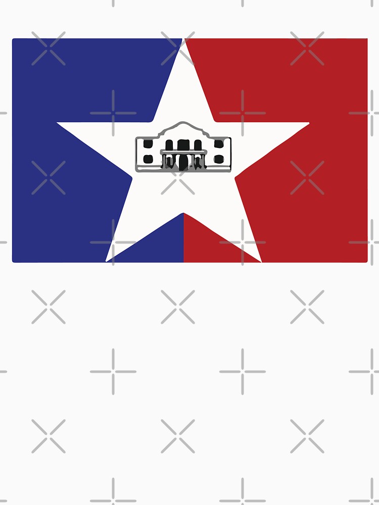 Artwork view, San Antonio Flag designed and sold by William Pate