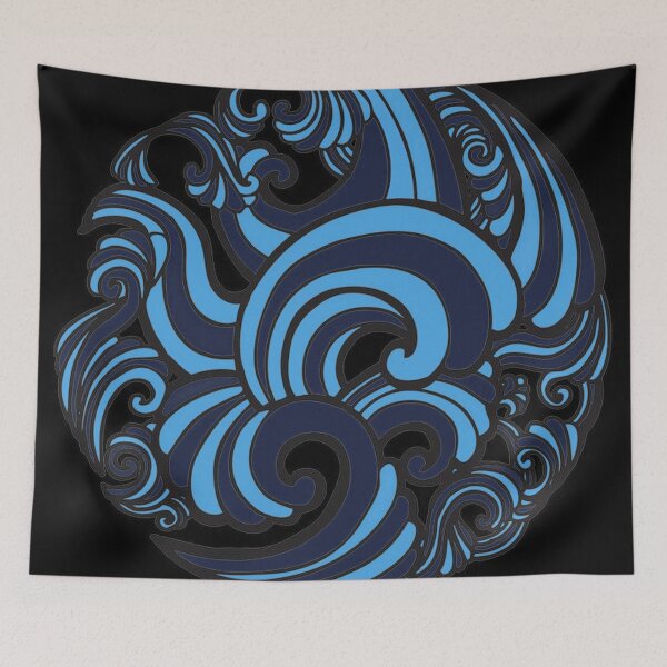Item preview, the wave designed and sold by GuineaKitty.