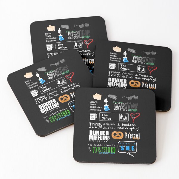 "The Office" Things Coasters (Set of 4)