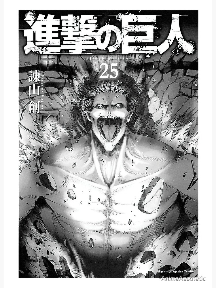attack on titan manga covers