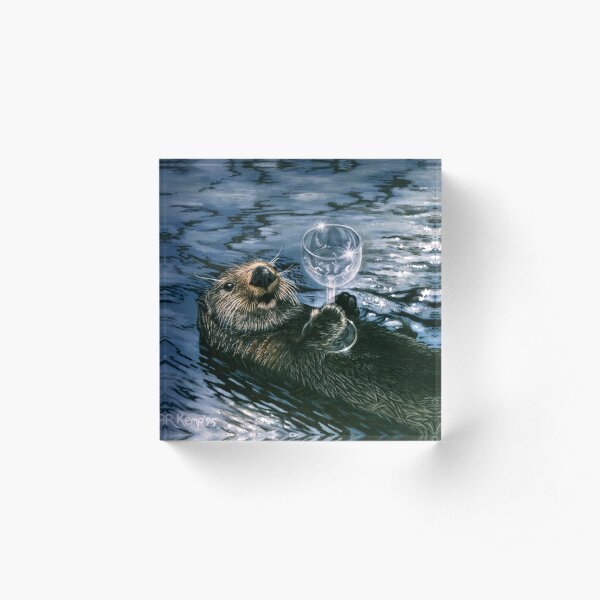Ya Otter Relax Acrylic Block