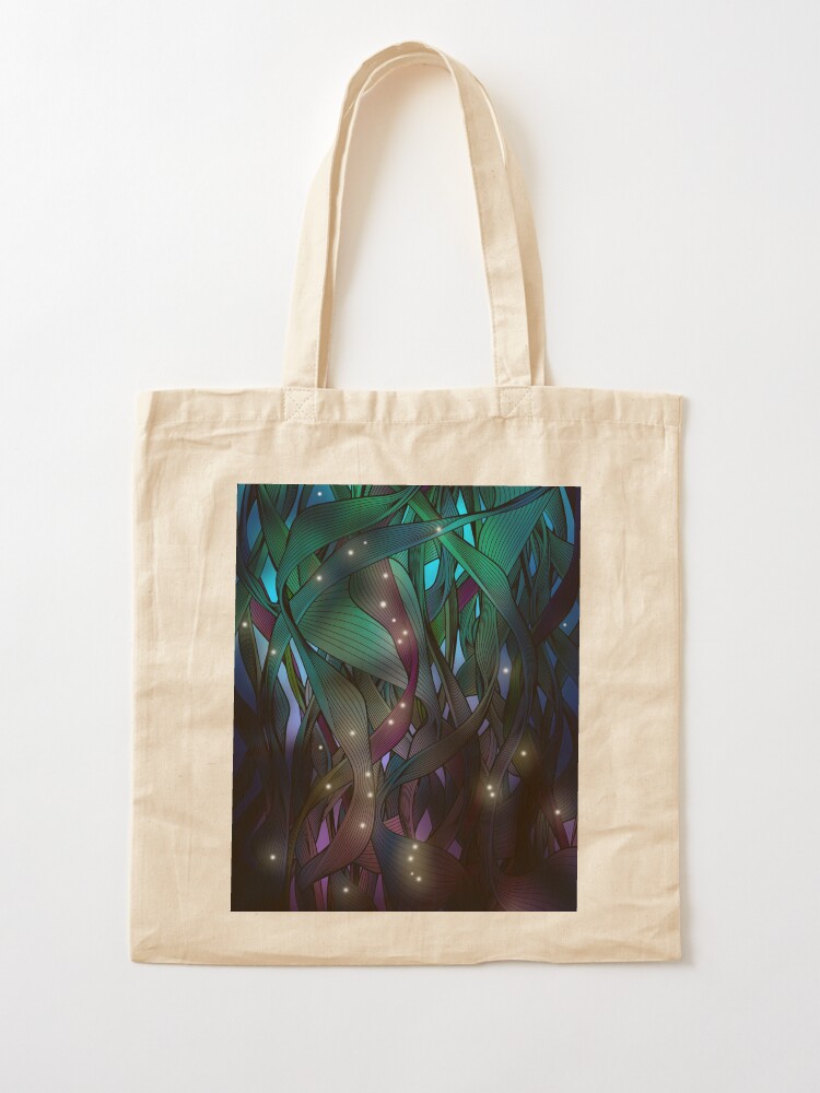 Alternate view of Nocturne (with Fireflies) Tote Bag