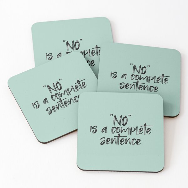 Item preview, "NO" is a complete sentence designed and sold by agrlandherfeels.