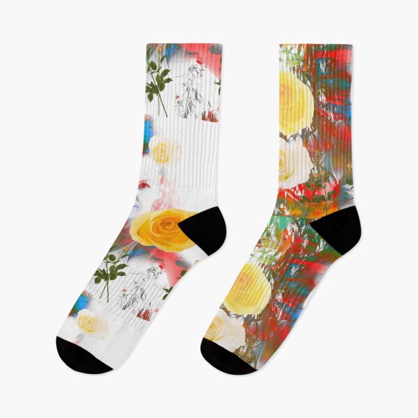 Item preview, Yellow & Abstract & Roses  designed and sold by silviasunflower.