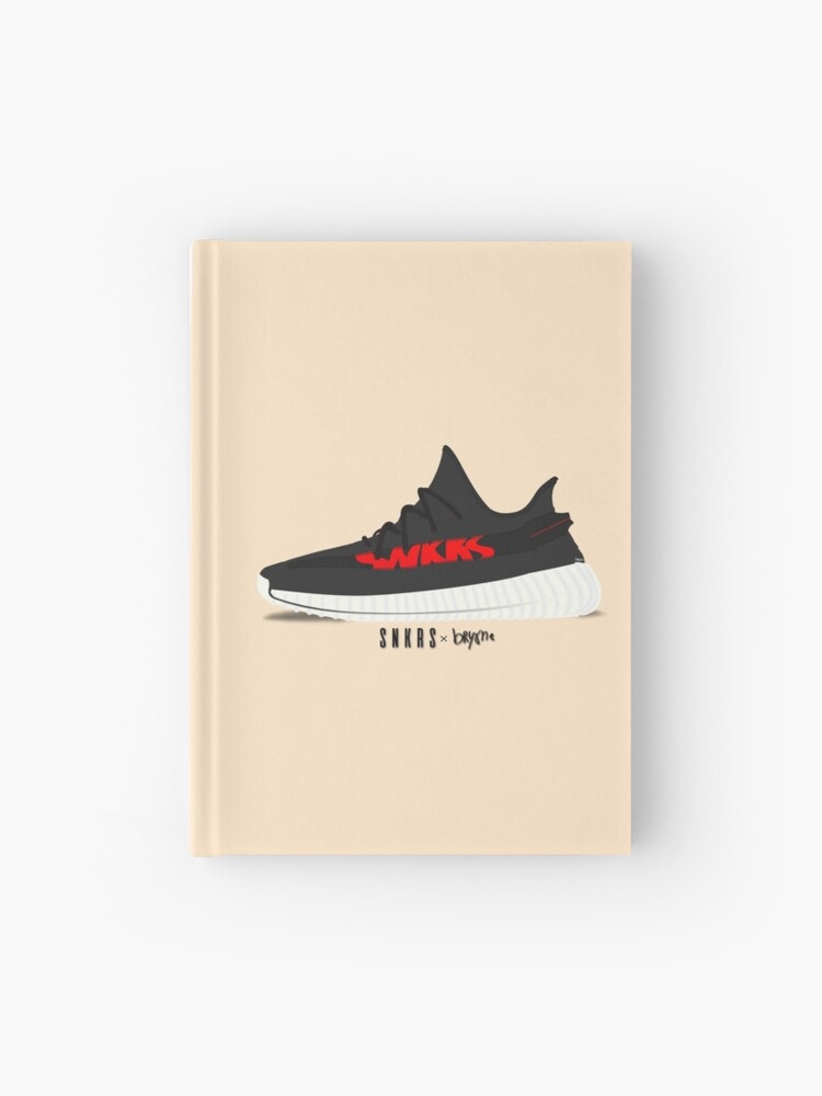 Cuaderno de tapa «Yeezy V2 Core Negro / Rojo / Zapatillas» de Kxwee | Redbubble