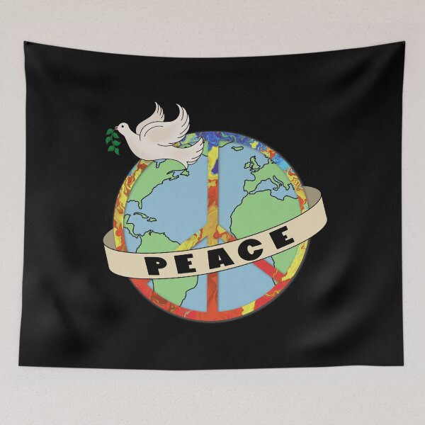Item preview, World Peace, Dove, Peace Sign, Earth designed and sold by Gsallicat.