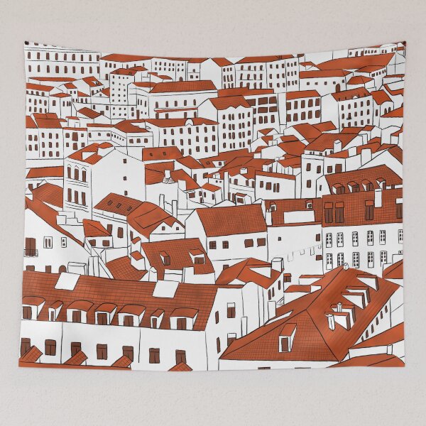 Item preview, The Red Roofs of Portugal  designed and sold by jenbucheli.