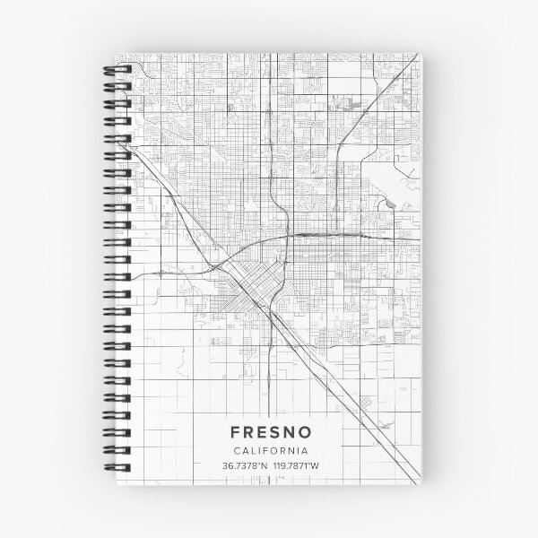 Item preview, Fresno Map designed and sold by Kara515.