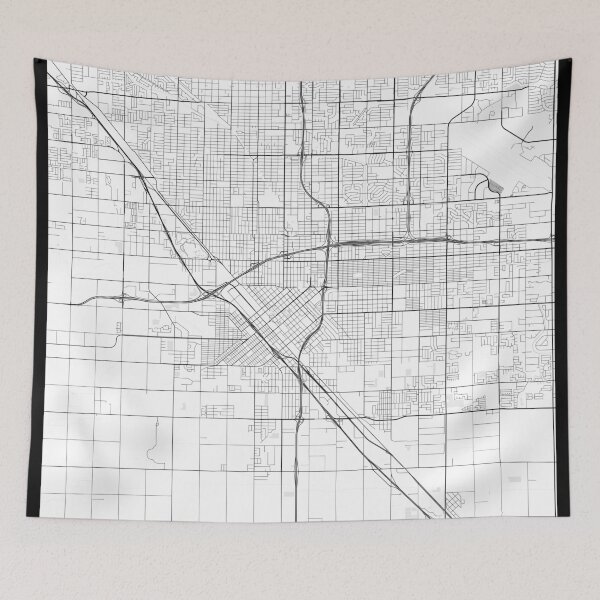 Item preview, Fresno Map designed and sold by Kara515.