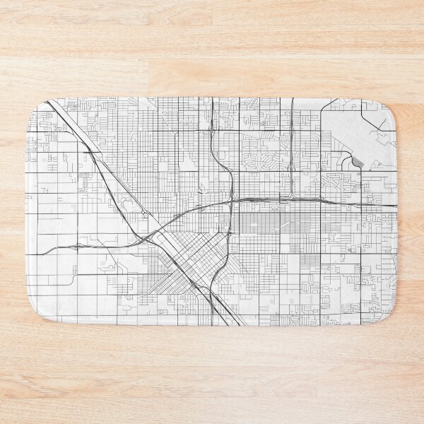 Item preview, Fresno Map designed and sold by Kara515.