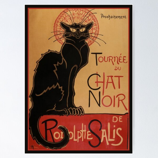 Item preview,  La tournée du Chat Noir Iconic Art Nouveau designed and sold by knightsydesign.