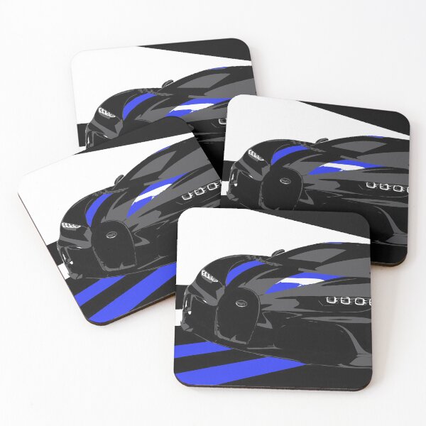 2021 Bugatti Chiron Super Sport 300+ Coasters (Set of 4)