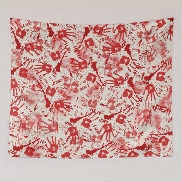 Item preview, Bloody Halloween handprints designed and sold by LuciaS.