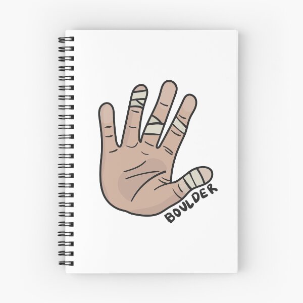 Item preview, Rock Climbing Bouldering Hand designed and sold by jeffs-stickers.