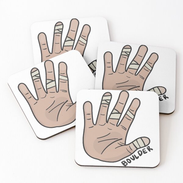 Item preview, Rock Climbing Bouldering Hand designed and sold by jeffs-stickers.