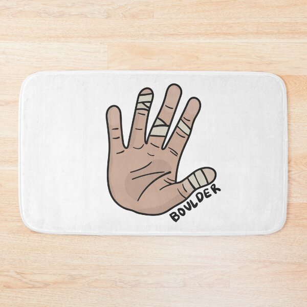Item preview, Rock Climbing Bouldering Hand designed and sold by jeffs-stickers.