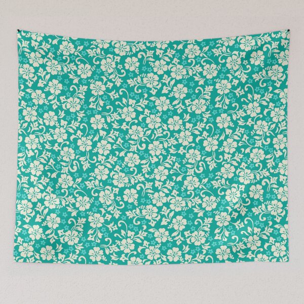 Item preview, Kapalua Pareau Hawaiian Hibiscus - Wintergreen designed and sold by DriveIndustries.